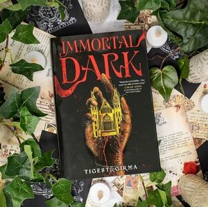 Immortal Dark by - Tigest Girma Vampire Novel Little Brown Spooky Book October